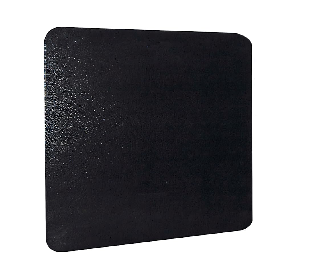 Plexon Stove Board - 52" x 36", Black, Steel - Fire Board for Wood Stoves, Pellet Stove Hearth Pad and Heat Protection