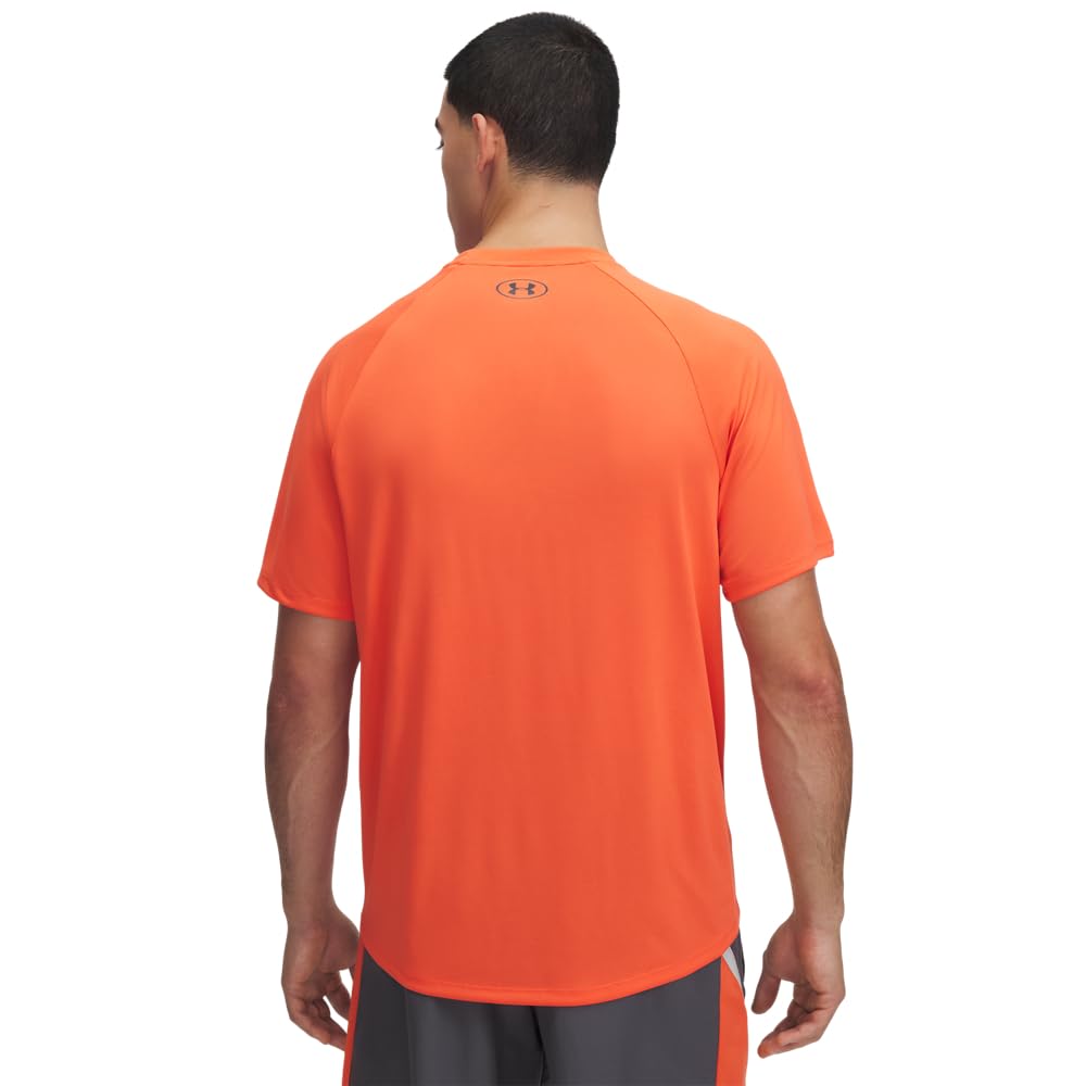 Under Armour Men's Tech 2.0 Short-Sleeve T-Shirt, (847) Fire / / Black, 4X-Large