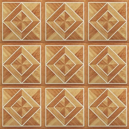 Tivoli Self Adhesive Vinyl Floor Tiles, 45 Tiles - 12" x 12", Light Oak Plank-Look - Peel & Stick, DIY Flooring for Kitchen, Dining Room, Bedrooms, Basements & Bathrooms by Achim Home Decor