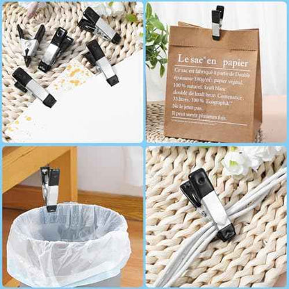 20 Pcs Small Clamps Garden Mini Spring Clamp Heavy Duty for Crafts Backdrop Warm House Metal Clips 3/4 Inch Jaw Opening for Woodworking Photography Home Decoration or Industrial Production, Black
