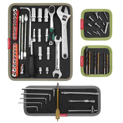 Magnetic Tool Organizer, Mechanic's Magnetic Tray, Screw Mat & Garage Accessory 4 PCS