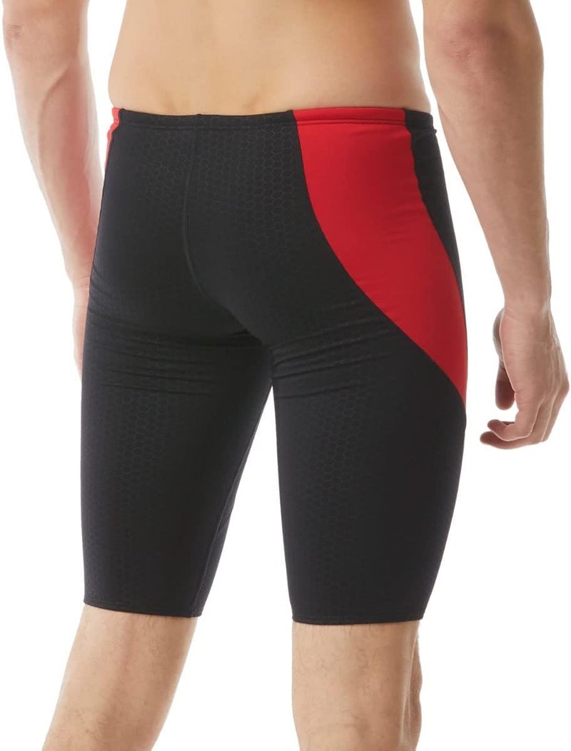 Men's Hexa Curve Splice Jammer Swimsuit - Performance Swimwear for Competitive Athletes