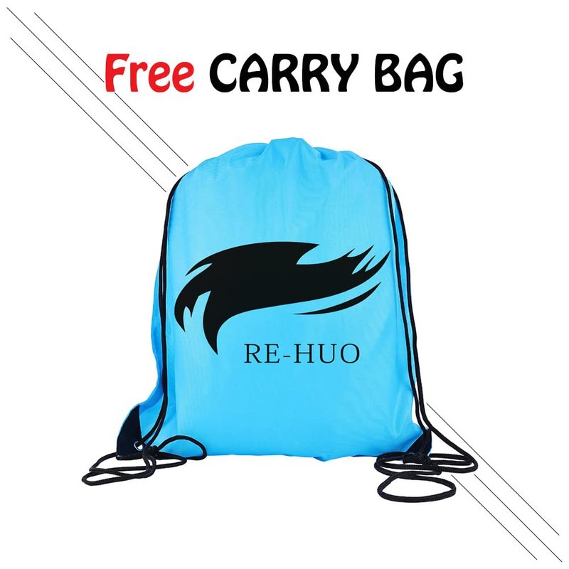 RE-HUO 6 Pack Scrimmage Vests/Sport Basketball Pinnies/Soccer Bibs for Kid and Adult (Sky Blue, XL)