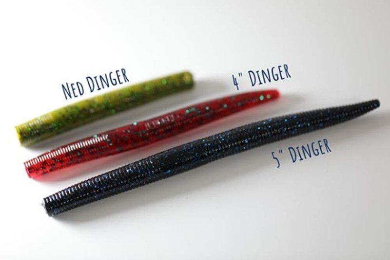 Yum Lures YDG4180 Dinger Oxblood/Red Flake, 4