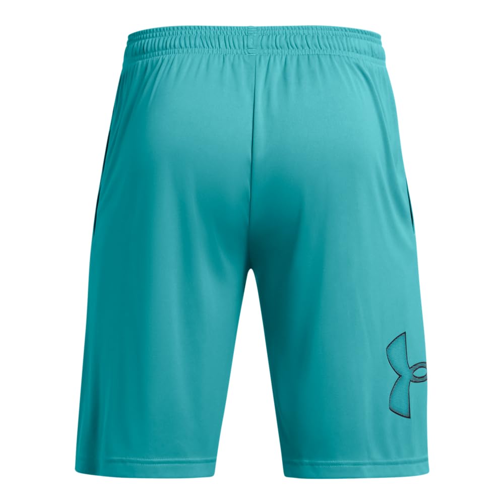 Under Armour Men's Tech Graphic 10" Shorts, (464) Circuit Teal / / Black, 4X-Large Tall