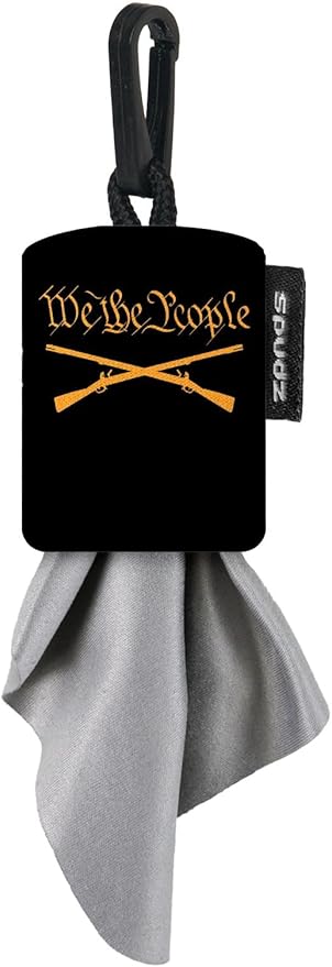SPUDZ Ultra Microfiber Lens Cleaner – Closable Pouch, Washable –