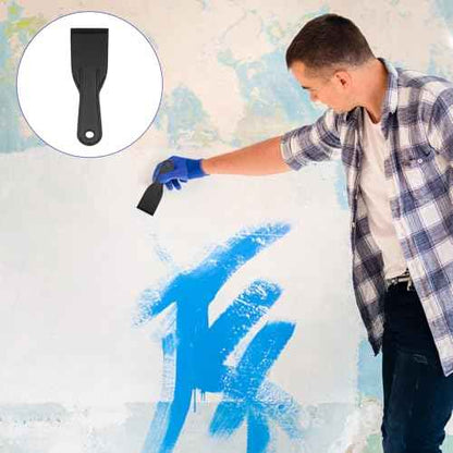 5 pcs 2 Inch Flexible Plastic Paint Scraper Plastics Putty Knife for Spackling Patching Plastic Scraper for Taping Drywall Spreading Painting Wall Scratching