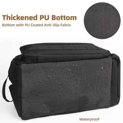 14-Inch Tool Bag for Men,300D Nylon Tool Bag with Multiple Pockets for Organizing Accessories,Heavy-Duty Tool Bags for Men with Thick and Durable Bottom