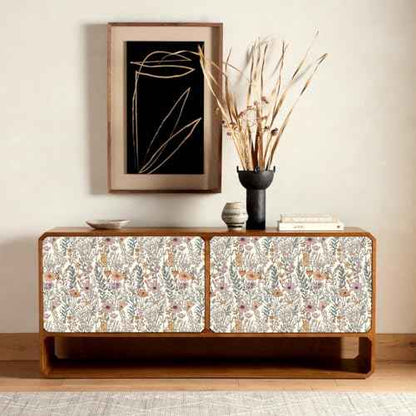 Peel and Stick Wallpaper, Vintage Floral Wallpaper, Self-Adhesive Wall Paper for Kitchen Bedroom Bathroom Wall Cabinets Drawer Liners,17.3"x78.7"Vinyl Waterproof Contact Paper,US01-2