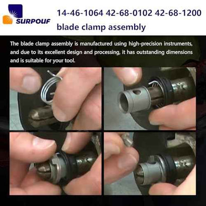 14-46-1064 42-68-0102 42-68-1200 Blade Clamp Assembly Kit Supersedes Compatible with Milwaukee Replace Sawzall Models 2620-20, 2620-21, 2621-20, 2621-21, 2720-20, 2720-21, 2720-22