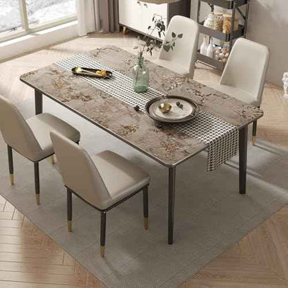 Gray and Gold Marble Fancy Wallpaper 16" x 78.7'' Thicken Granite Peel and Stick Contact Paper Vintage Texture Glossy Self-Adhesive Waterproof Vinyl Removable for Living Room Countertop Kitchen Garage