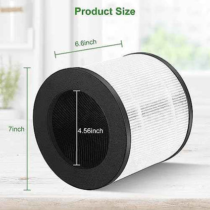 4 Pack Model 14 Replacement Filter for MA Air Puri-Fier Models 14/14B/14W, 3-in-1 Filter Contains Pre-Filter and Activated Carbon Filter¡£