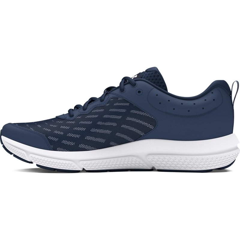 Under Armour Men's Charged Assert 10 Shoes, (400) Academy/Academy/White, 8 Wide