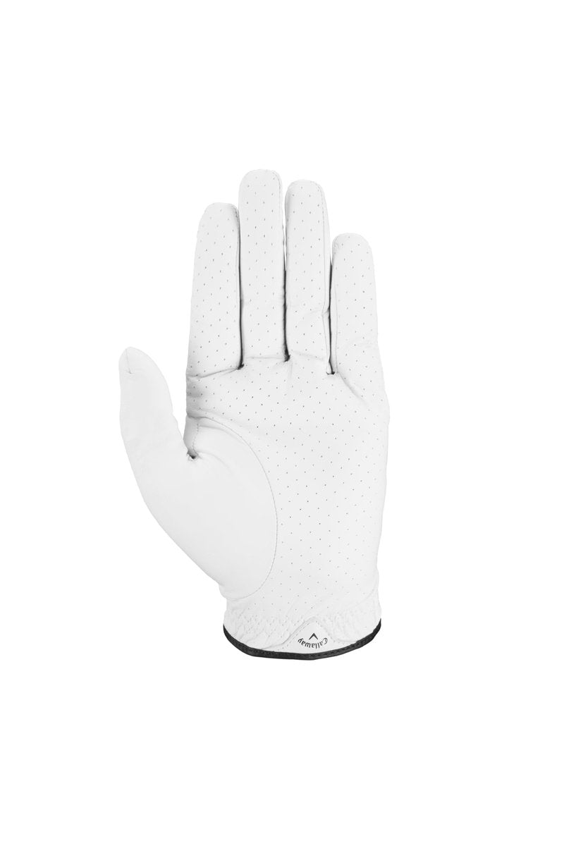 Callaway Golf Dawn Patrol Glove (Worn on Left Hand, White 2024, Large, Cadet (Short Fingers))