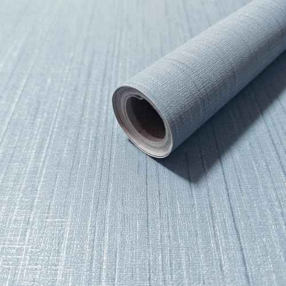 Dviolet Blue Grasscloth Textured Fabric Contact Paper Peel and Stick Boho Self-Adhesive Wallpaper for Bedroom 15.7in X 118in