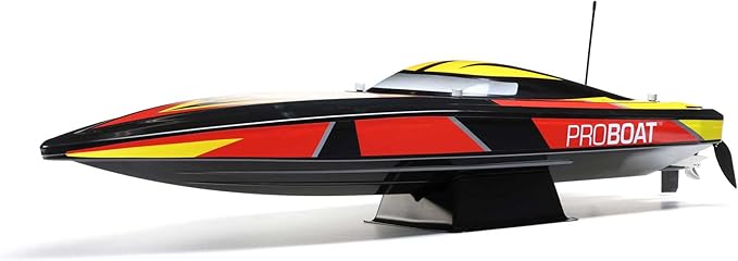 Pro Boat Sonicwake V2 36 Self-Righting Brushless RC Boat Deep-V RTR Batteries and Charger Not Inccuded Black PRB08032V2T1