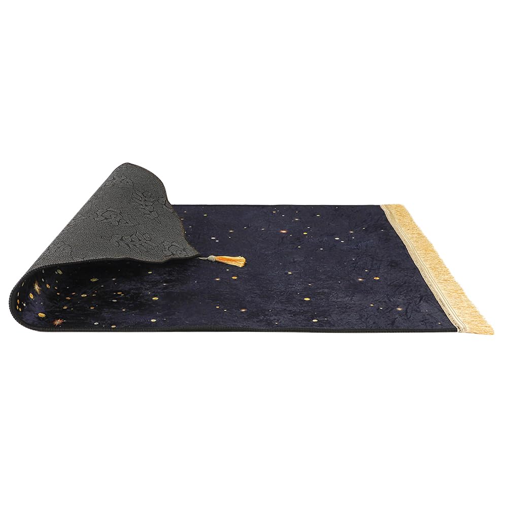Prayer Mat Muslim Prayer Rug Portable Festival Mat Lightweight Praying Carpet with Tassel for Women Men