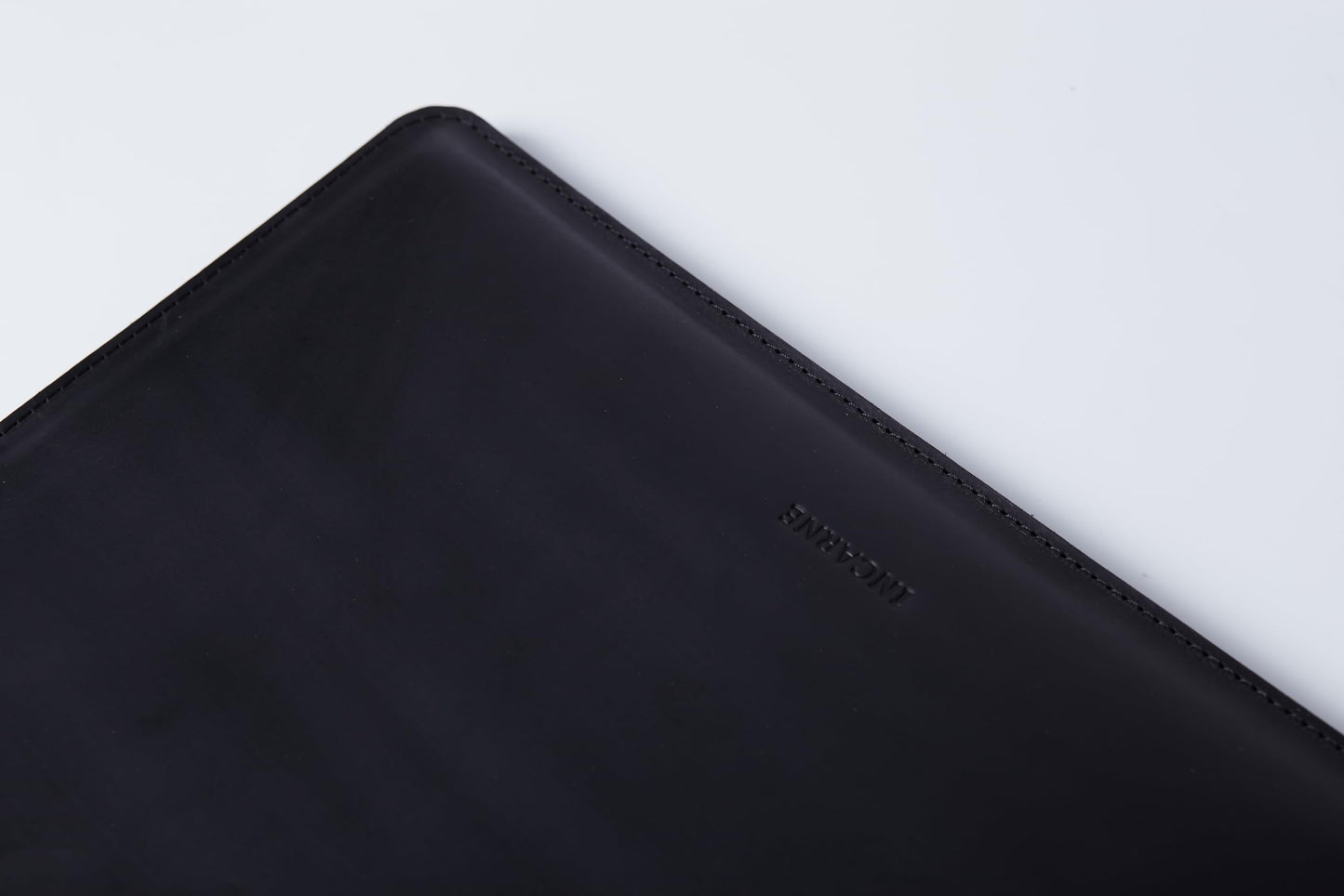 Black Leather Laptop Case Made for 15in MacBook Air Sleeve - Carrying Protective Sleeves Compatible with MacBook Air 15" M2 M3 M4 A2941 А3114 A3241 2022 2023 2024 2025, Genuine Vintage Leather, Black