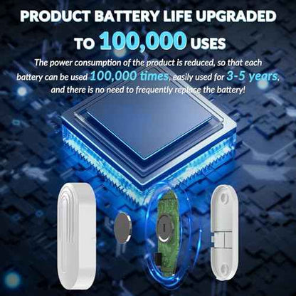 SanJie Door Chime, Wireless Door Chimes When Door Open Entry for Business/Home/Office/Store (500ft Range 26 Chimes Adjustable Volume)