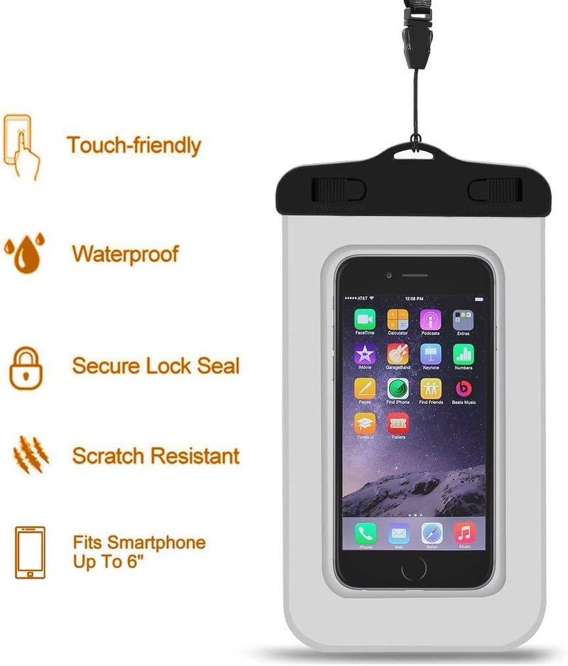 Unigear Dry Bag 2L/5L/10L/20L/30L/40L/55l Waterproof Dry Sack Roll Top with Phone Case and Long Adjustable Shoulder Strap for Boating/Kayaking/Fishing/Rafting/Swimming/Camping/Snowboarding
