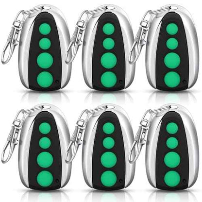 Kingdder 6 Pcs Garage Door Remote Compatible with M12 Garage Opener Transmitter for Automatic Swing Sliding Opener Security Door