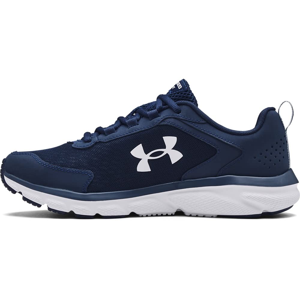 Under Armour Men's Charged Assert 9DISC, Academy Blue (400)/White, 9.5 X-Wide US