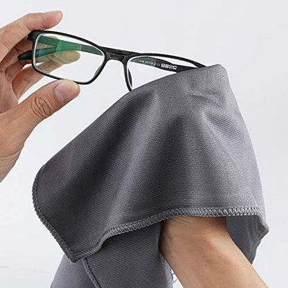 KLNYOO Microfiber Glass Cleaning Cloths Lint Free Streak Free Quickly and