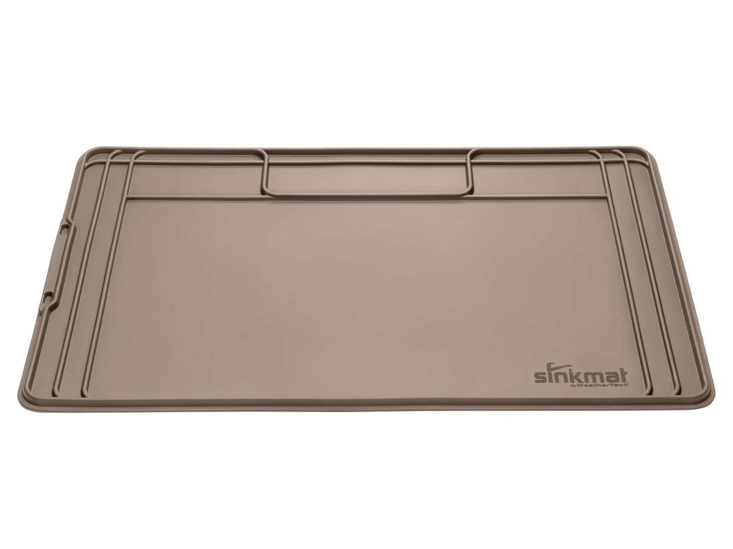 WeatherTech SinkMat – Waterproof Under Sink Liner Mat for Kitchen Bathroom – 28” x 19” Inches - Durable, Flexible Tray – Home undersink Organizer Must Haves, Tan