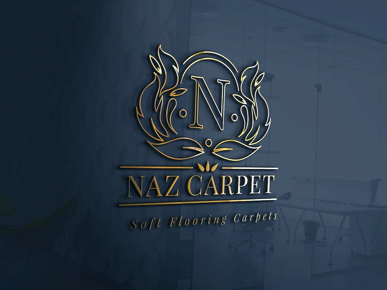 Naz Carpet Irregular Shaped Throw Rug Illusion Pattern Hand-Tufted 100% Wool Handmade Area Rug (Color Multi, 4x4 Feet)