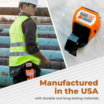 Hard Hat Caddy, All-in-One PPE Organizer with Magnetic Backing, Belt Clip, & Hook, Compatible with All Safety Gear Brands, Ideal for Construction, Utility, Line Workers & Miners