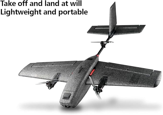 Remote Control Airplane for Adults Ranger T1 VTOL 2.4G EPP Vertical Takeoff and Landing Fixed-Wing RC Aircraft with FPV Camera Mount and Flight Controller