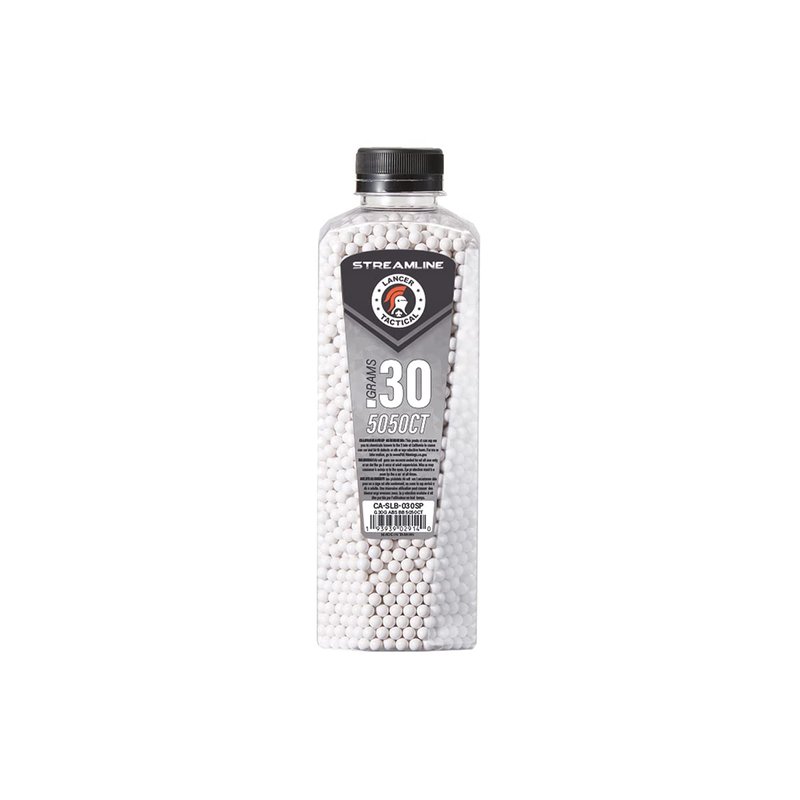 Lancer Tactical Polished Airsoft Pellets BBS 0.20g-0.32g-Competition Grade, Made in Taiwan, 5050 Count