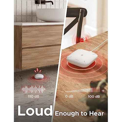X-Sense Smart Water Leak Detector, Wi-Fi Water Sensor, an Accessory for SWS54 Water Sensor Kit, Single Pack, Model SWS51, 3-Pack