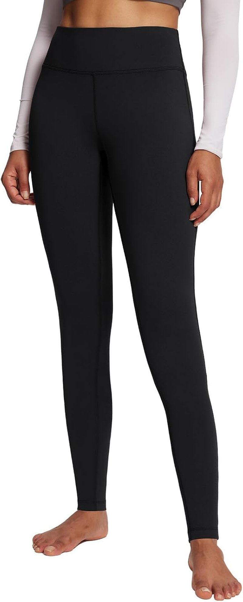 Baleaf Women's Fleece Lined Winter Leggings - Thermal Warmth & 1 Pocket | Cold Weather Gear