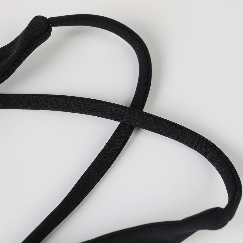 AUROLA Venus Sports Bras for Women Backless Strappy Workout Bra Removable Padded Low Support Gym Althletic Fitness Yoga Crop Top, Black, S