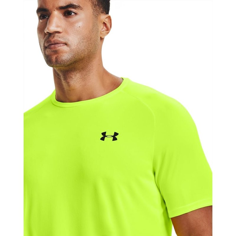 Under Armour Men's Tech 2.0 Short-Sleeve T-Shirt , High-Vis Yellow (731)/Black, X-Large