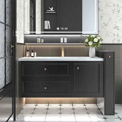 Abyssaly Black Wood Peel and Stick Wallpaper Decorative Self-Adhesive Contact Paper Film for Furniture Real Wood Contact Paper for Cabinets and Drawers Easy to Clean17.71" X 78.7"