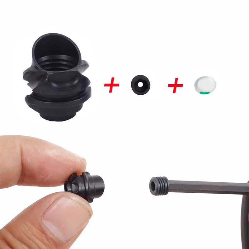 SOPOGER Archery 37/45 Hooed Degree Peep Sight Kit 6X 8X Clarifier and 5 Size Aperture Inner Core Lens Bow Hunting Accessory Peep Sight for Compound Bow with Bow Serving String (Black, 37 Degree 4X/6X)