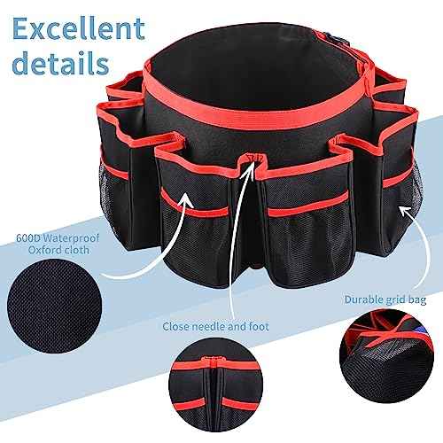 Bucket Cleaning Tool Organizer,Wash Tool Caddy 5-Gallon Organizer,5 Gallon Bucket Holder Cleaning Supplies for Housekeeping