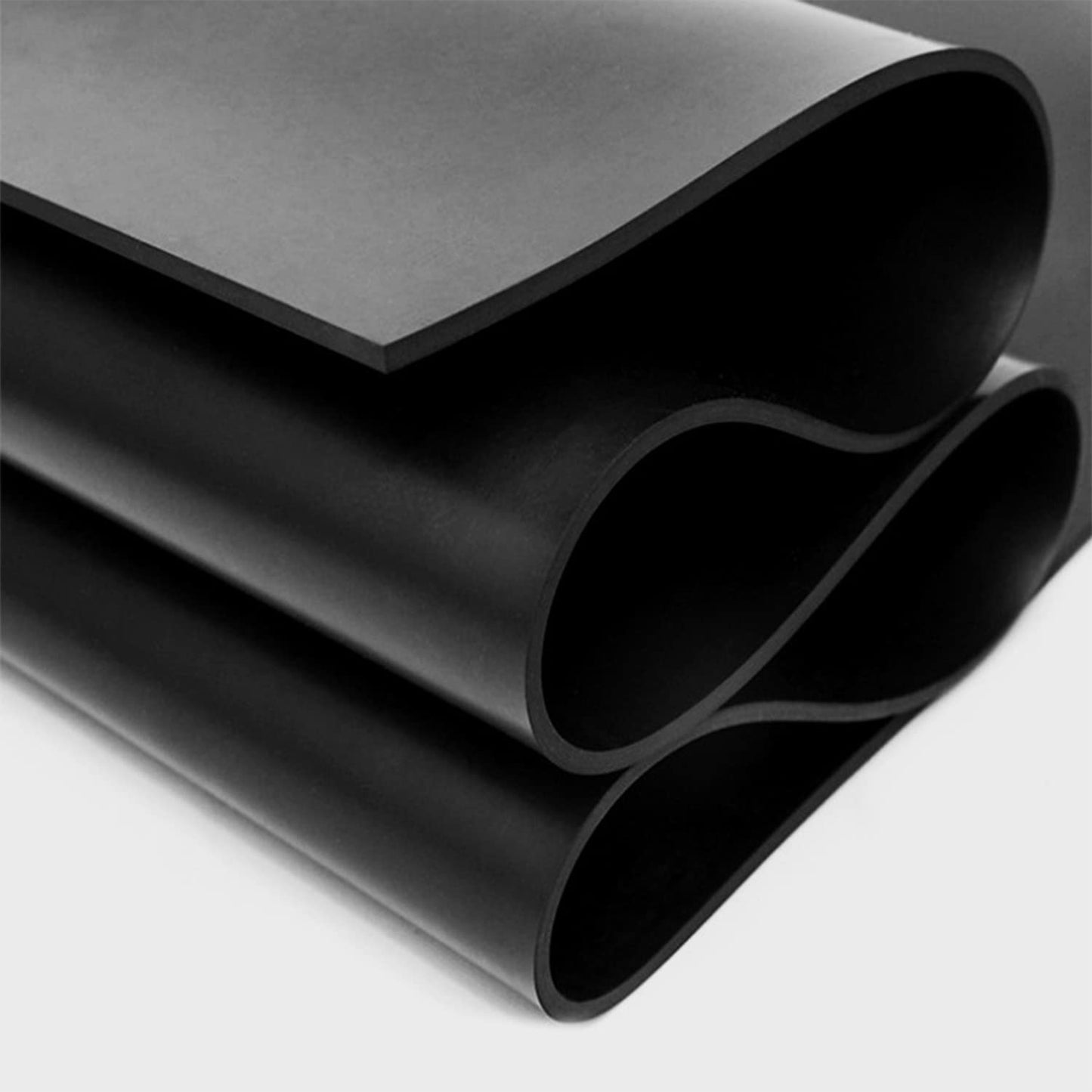 jxgzyy Solid Rubber Sheet Roll 118"x40"x1/8" (0.125") Heavy Duty Rubber Flooring Roll Workbench Mat Neoprene Rubber Sheet for Workshop Garage Gym