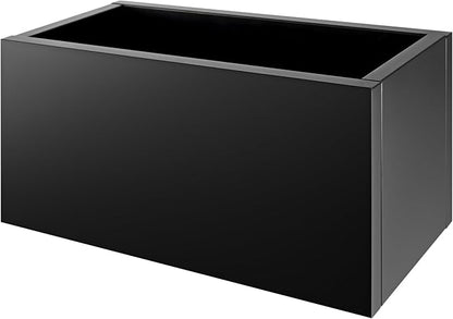 Steel Planter Box 32"x16"x16", Square Metal Planter Box Indoor&Outdoor, Steel Planter Heavy Duty for Commercial and Residential Use