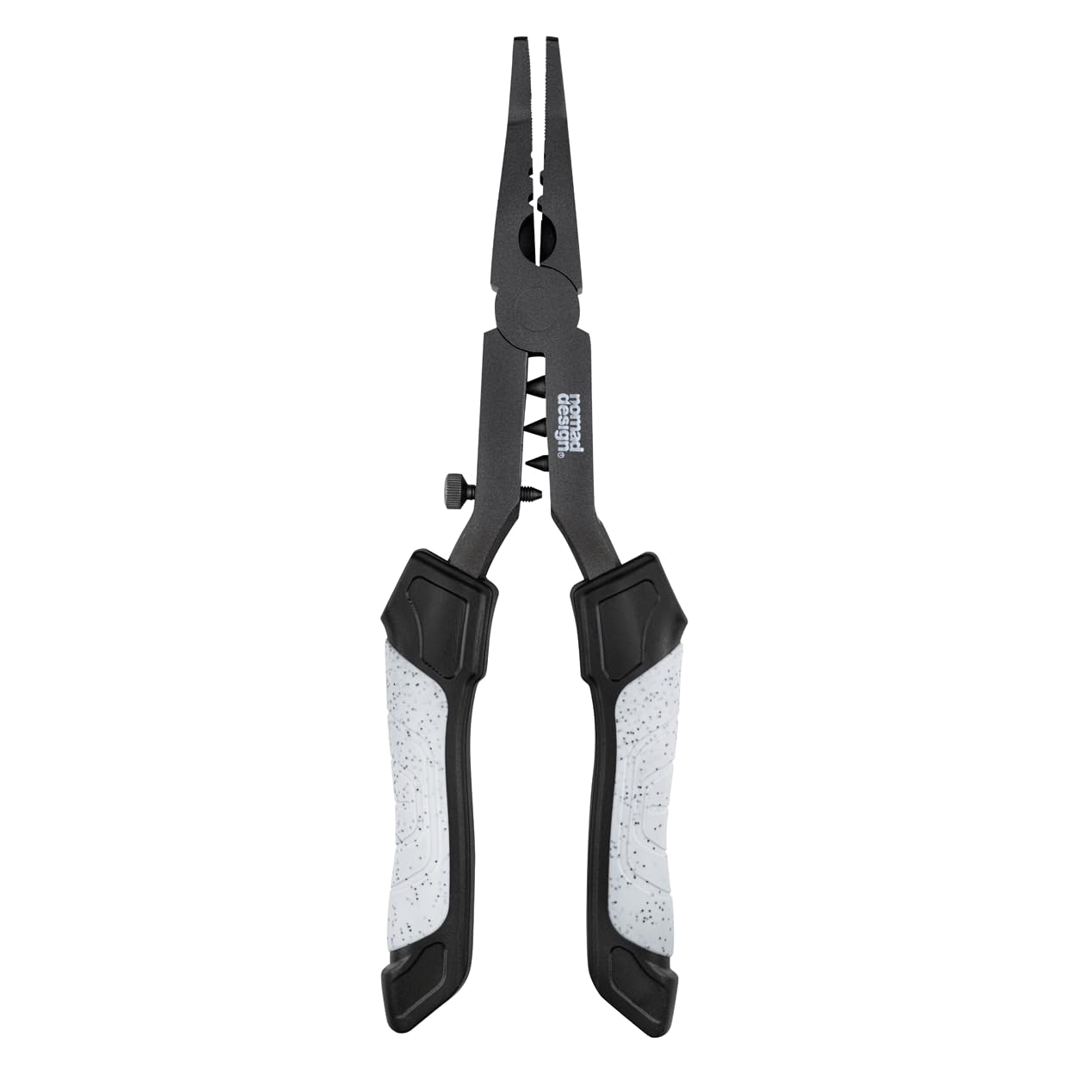 Nomad Design Hydra-X Series 10" Stainless Steel Big Game Bent Nose Fishing Pliers With Non-Stick Coating