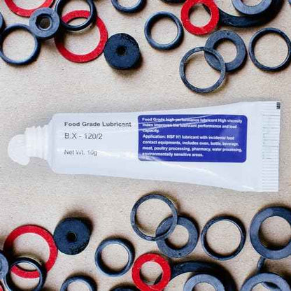 Multi-Purpose Lubricants 0.35oz (2 Pack) Snap & Zipper Lubricant, Food Grade Grease, Silicone Grease for Cooler Bag, Freezer Bag, Boat Cooler, O Rings, Hinges, Fishing Reels, Toolbox Essentials