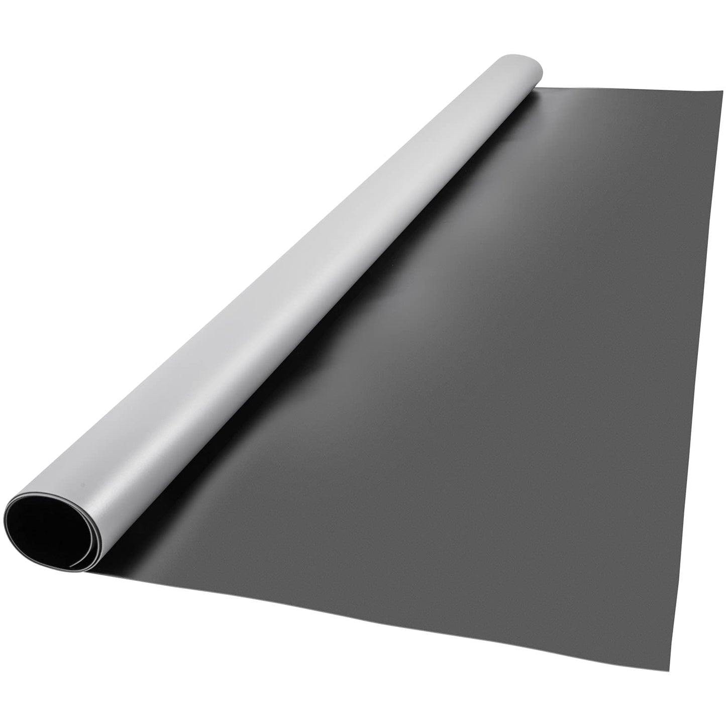 VEVOR Dance Floor 6.6x3.9ft, Portable Dance Mat 0.06in Thick PVC Vinyl Dance Floor Roll Black/Grey Reversible Marley Dance Practice Floor, Non-Slip Dance Flooring for Ballet Jazz Pop Lyrical Style
