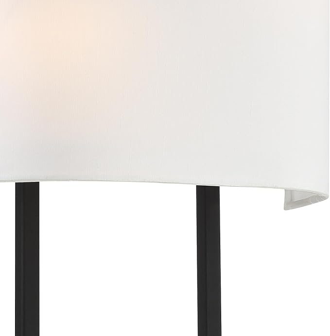 Crystorama Fremont 2 Light Black Forged Sconce
