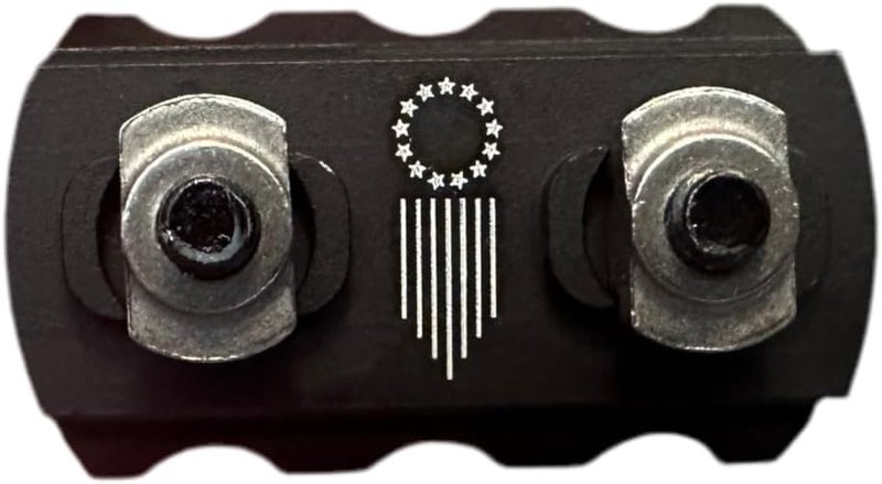 MLOK Picatinny Accessory Rail Section - Ultralight 6061 Aluminum Mount for Lights & Lasers | 3, 5, 7, or 9 Slot Options