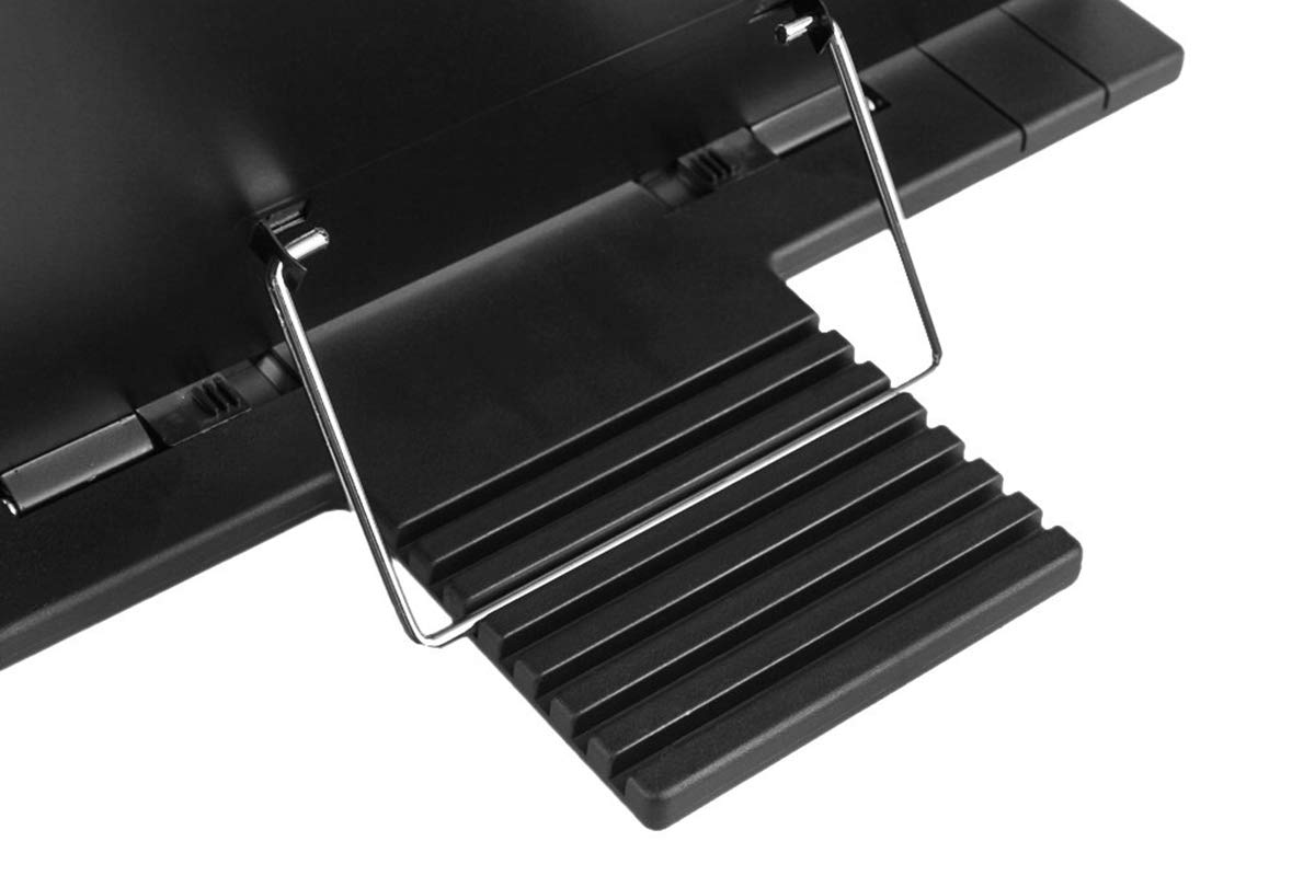 Hanghs Desktop Document Holder/Paper Stand/Clipboard for Sheet Music/Cookbook/Book with 7 Adjustable Positions Black