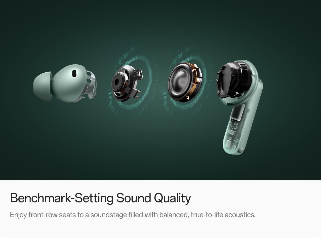 OnePlus Buds 4, Bluetooth Wireless Earbuds, Storm Gray, E513A, in-Ear Headphones with Active Noise Cancellation