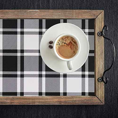 Guvana 17.7"x118" Black and White Trellis Contact Paper Peel and Stick Wallpaper Removable Contact Paper Self-Adhesive Waterproof Wallpaper for Wall Cabinets Shelves Drawer Liner Decorative