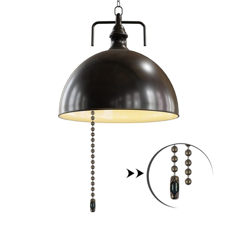 Dotlite Bronze Ceiling Fan Pull Chain, 120" Extra Long Rust Proof 3mm Beaded Ball Light Pulls Extension Chains with 20 Connectors
